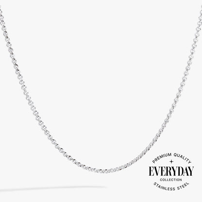 Faceted Rolo Charm &amp; Layering Necklace