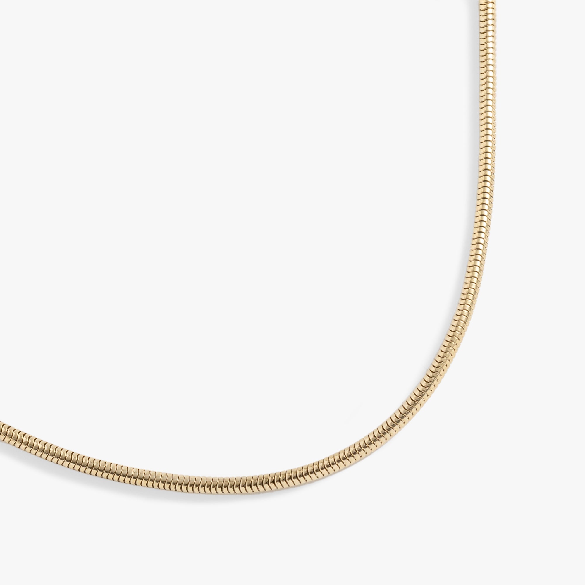 Round Herringbone Charm &amp; Layering Necklace