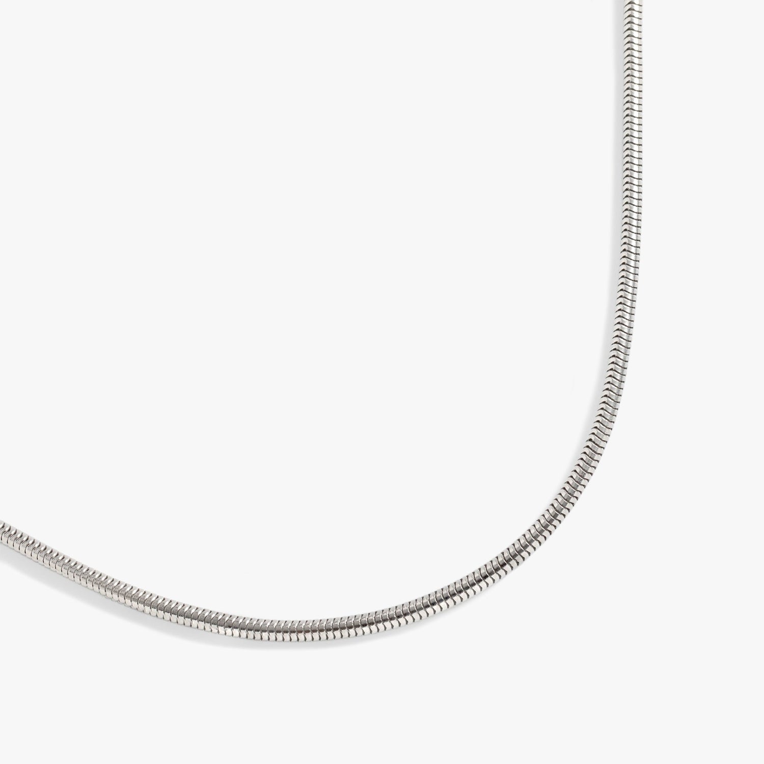 Round Herringbone Charm &amp; Layering Necklace