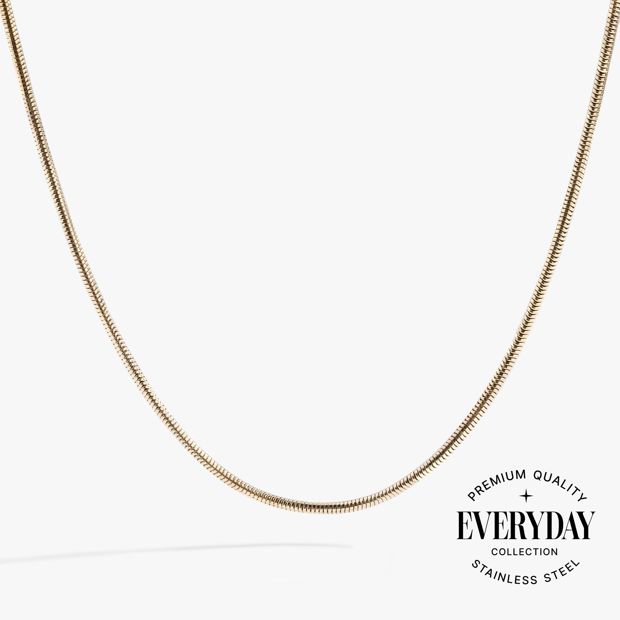 Round Herringbone Charm &amp; Layering Necklace