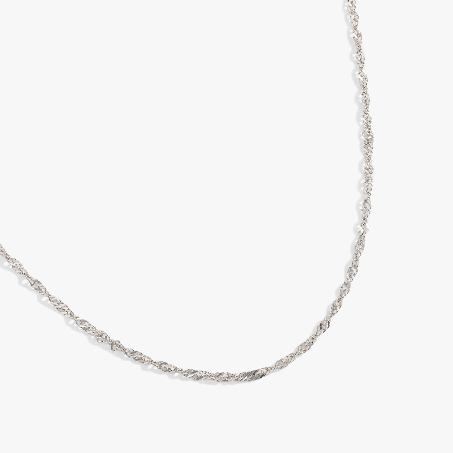 Singapore Chain Charm &amp; Layering Necklace