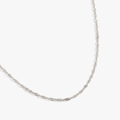 Singapore Chain Charm &amp; Layering Necklace