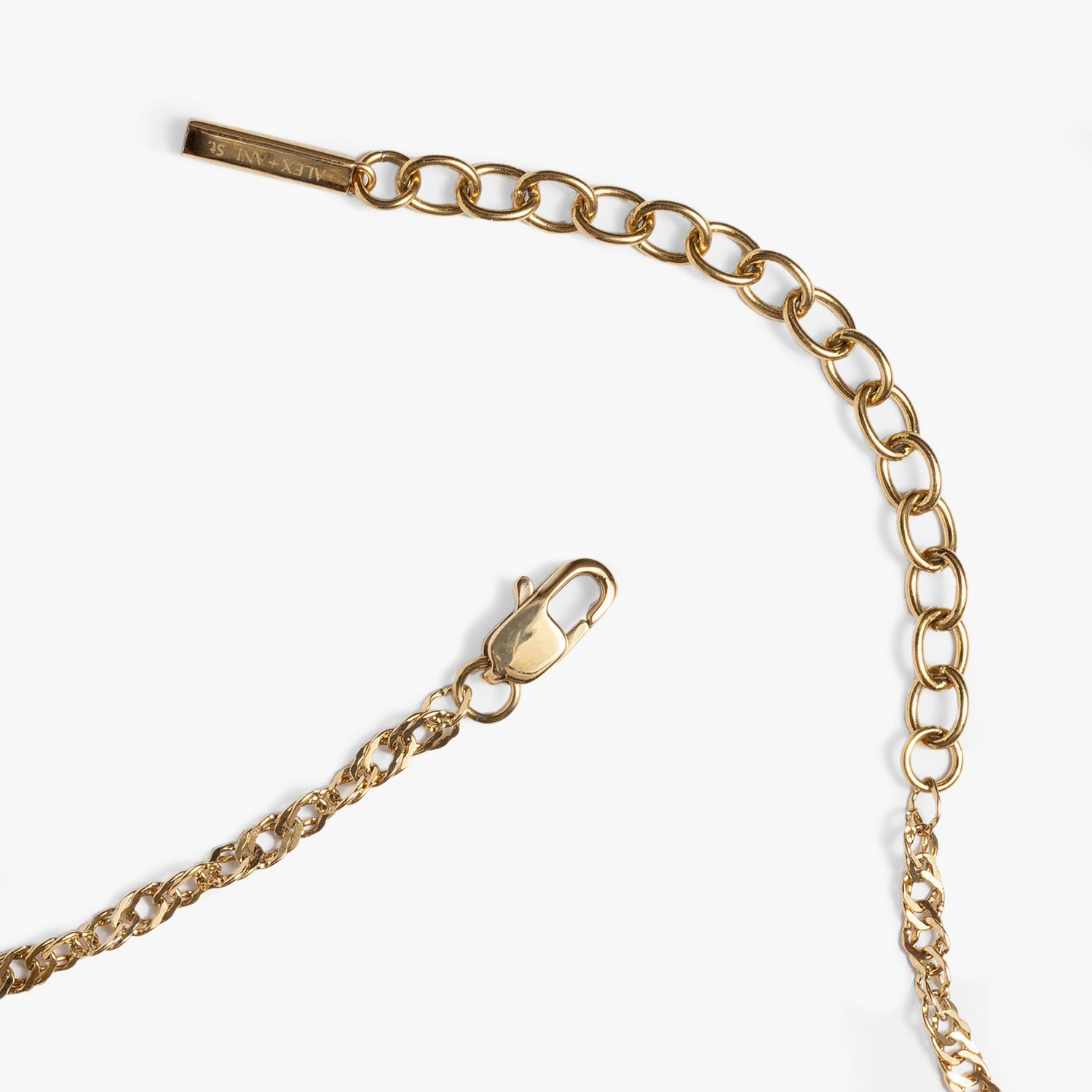 Singapore Chain Charm &amp; Layering Necklace