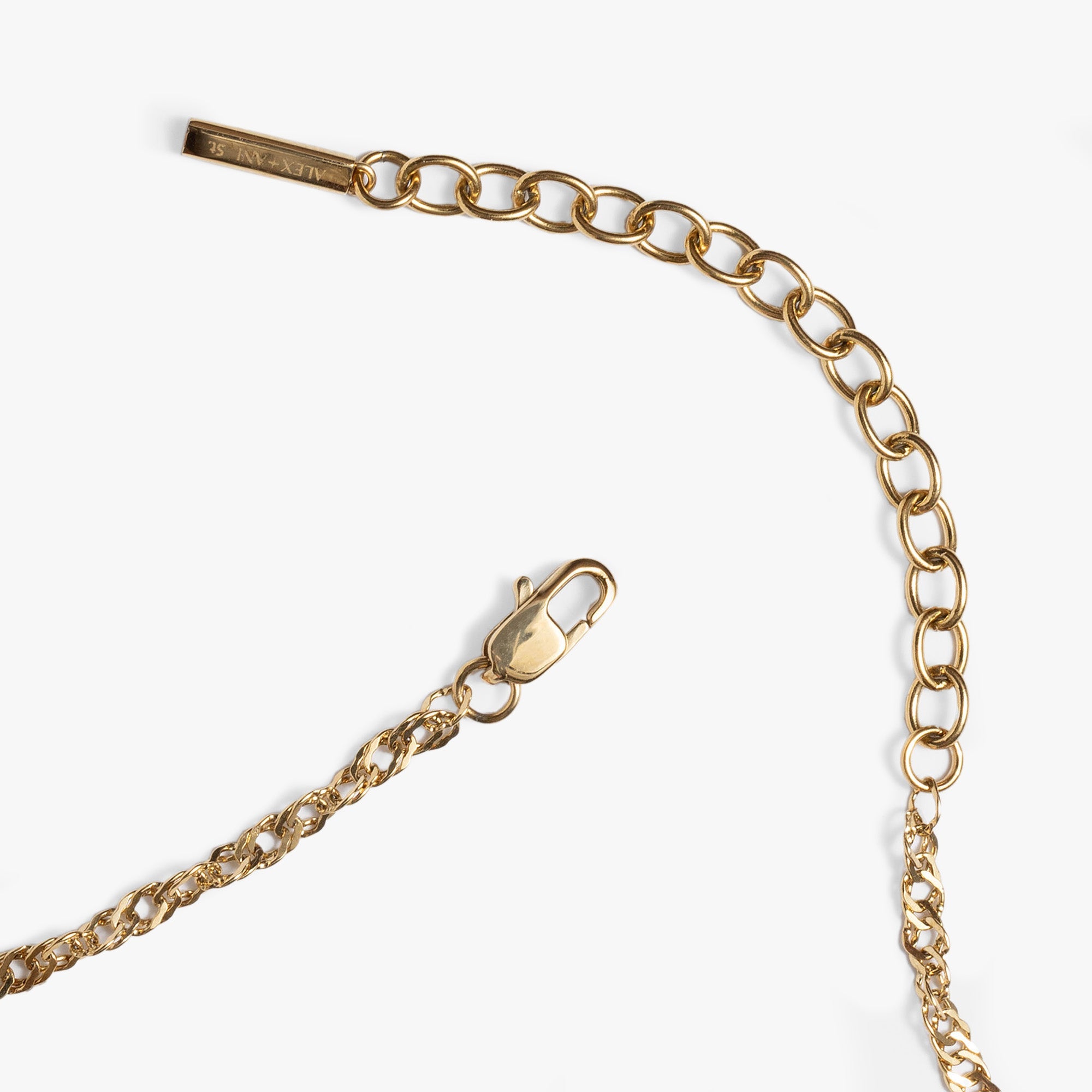 Singapore Chain Charm &amp; Layering Necklace