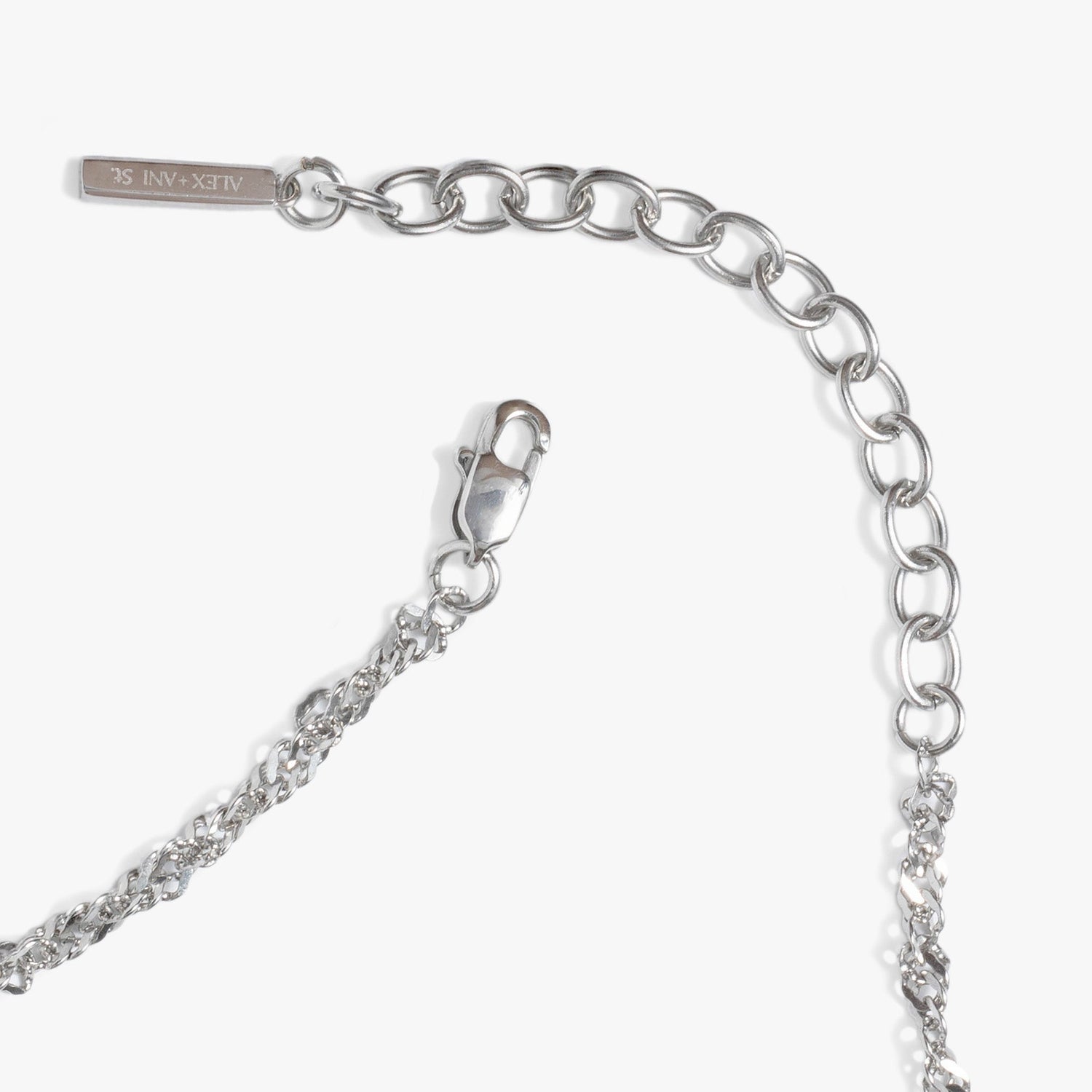 Singapore Chain Charm &amp; Layering Necklace
