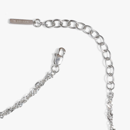 Singapore Chain Charm &amp; Layering Necklace