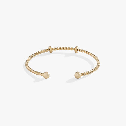 French Rope Charm Bracelet Cuff
