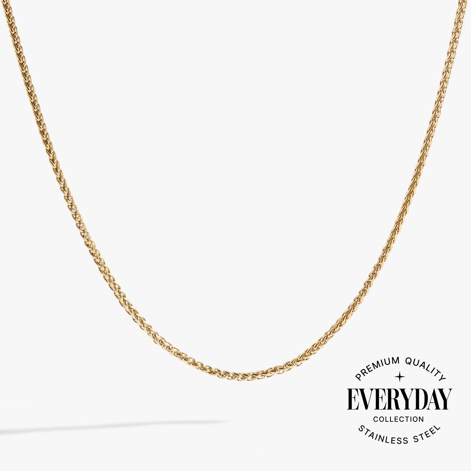 Wheat Chain Charm &amp; Layering Necklace