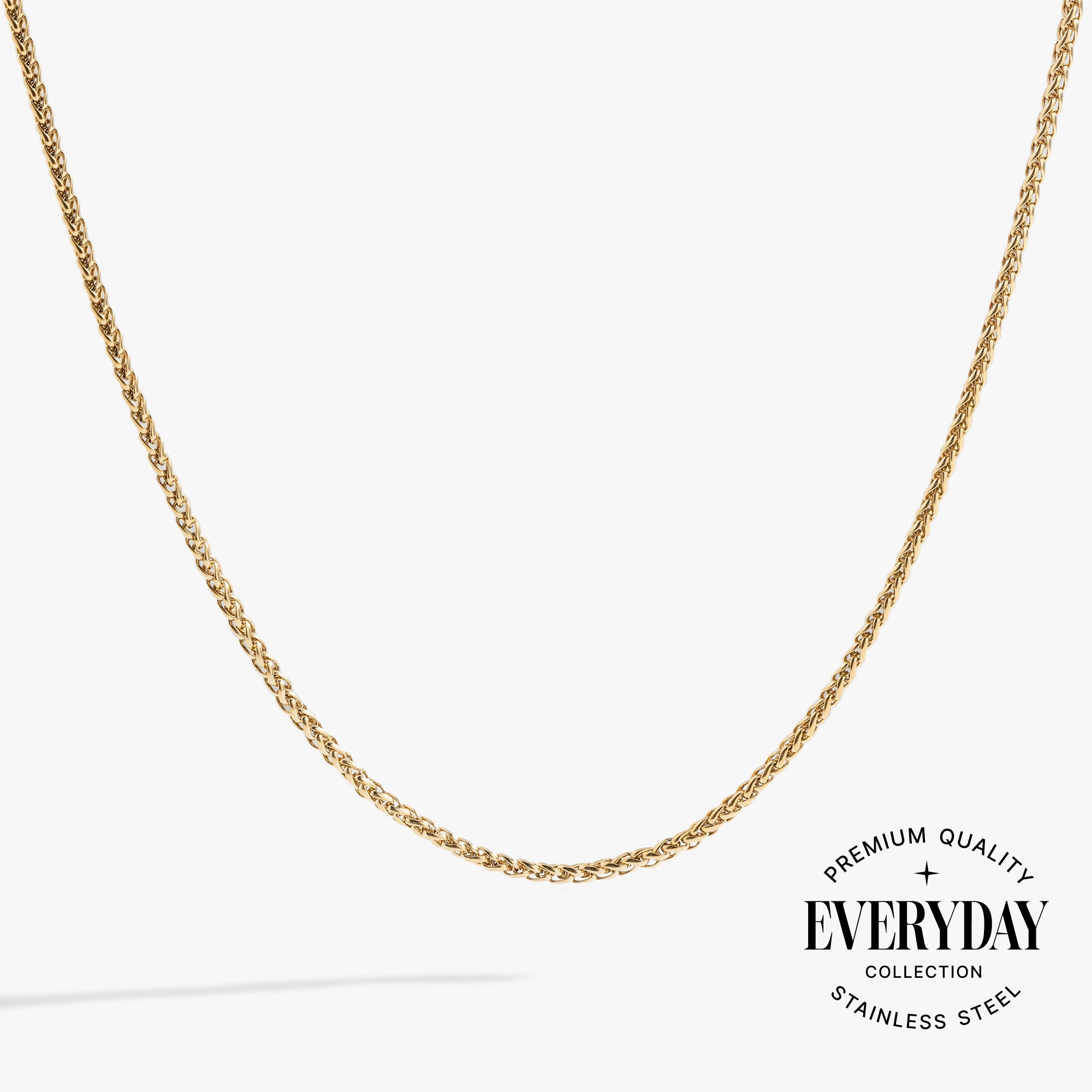 Wheat Chain Charm &amp; Layering Necklace