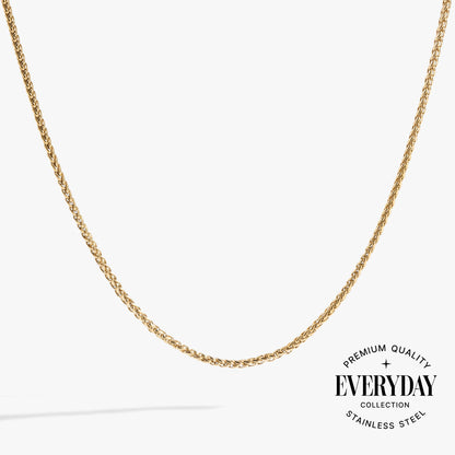 Wheat Chain Charm &amp; Layering Necklace