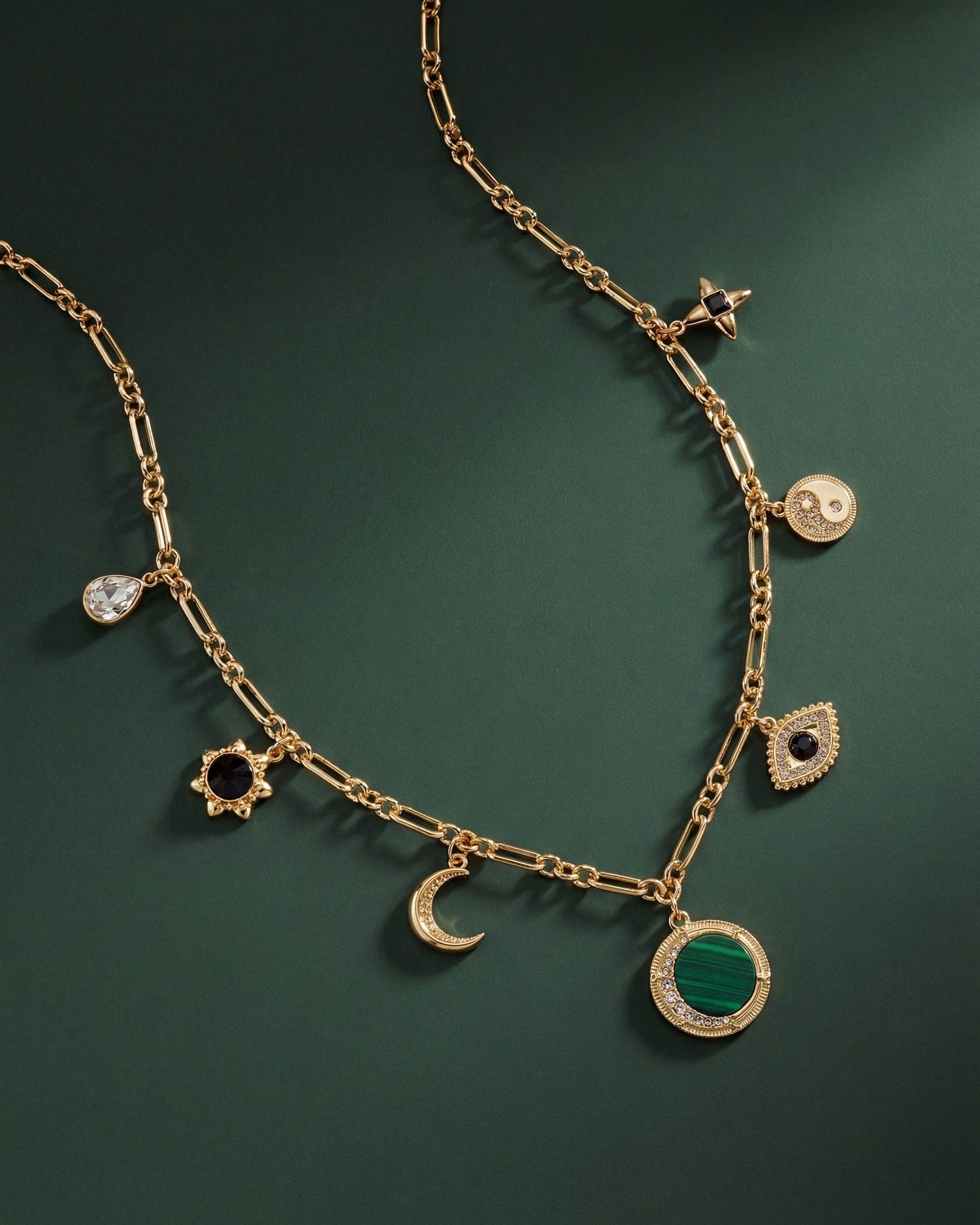Malachite Charm Necklace