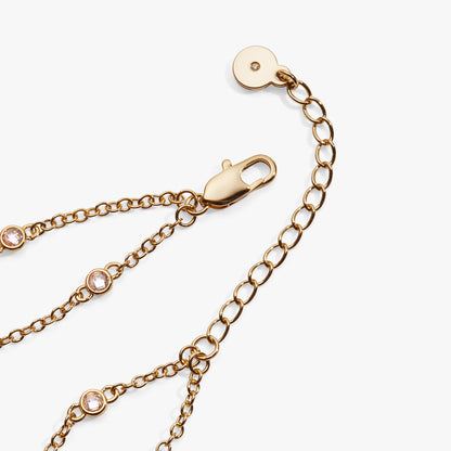 Mama Infinity Chain Double Strand Bracelet