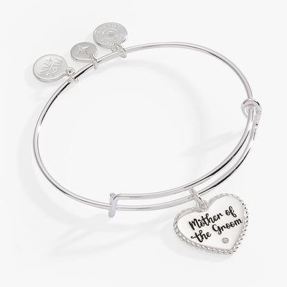 Mother of the Groom Heart Bangle