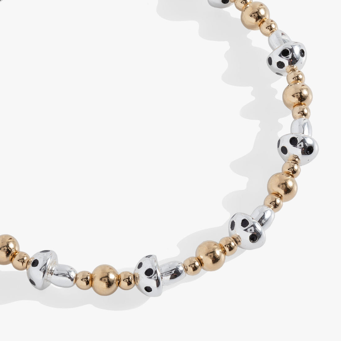 Mushroom Beaded Bangle