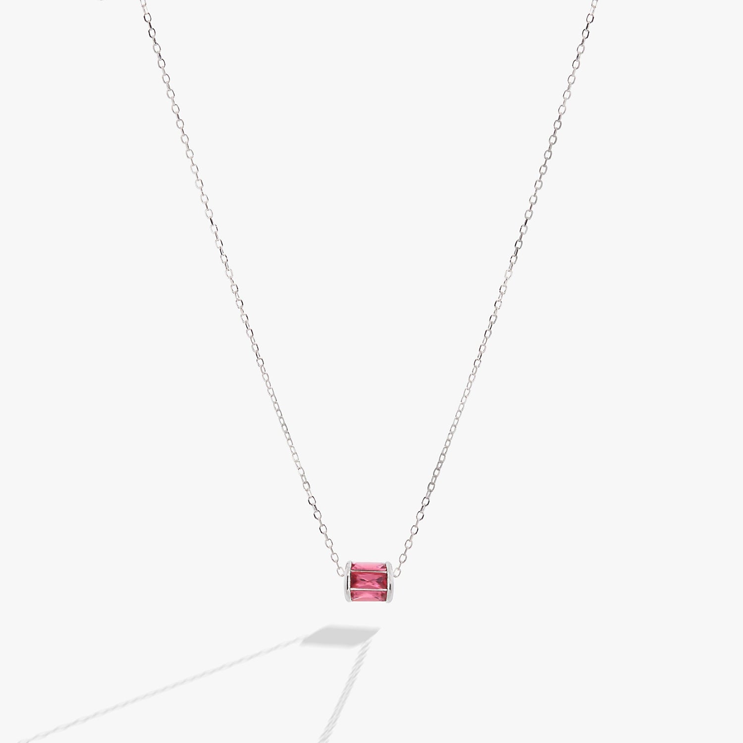 October Birthstone Precious Pendant Necklace