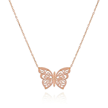 .925 Silver Papillon Butterfly Women&