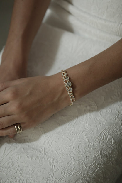 Dainty Crystal Tennis Bracelet