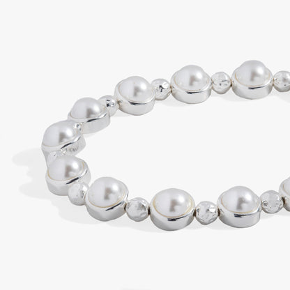 Pearl Bolo Beaded Bracelet