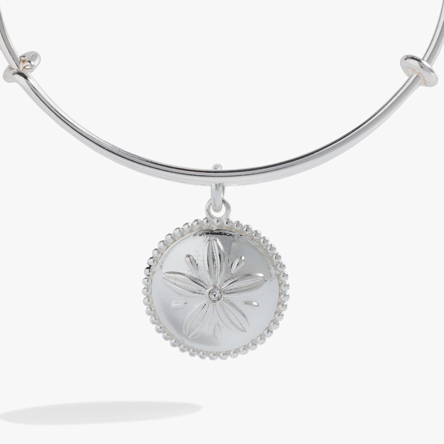 Sand Dollar Charm Bangle