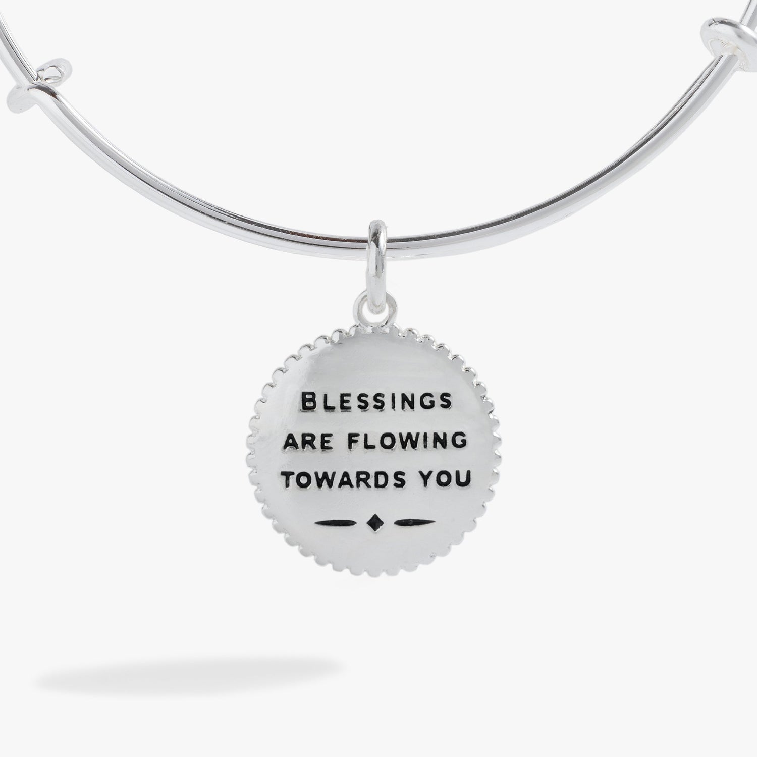 Sand Dollar Charm Bangle