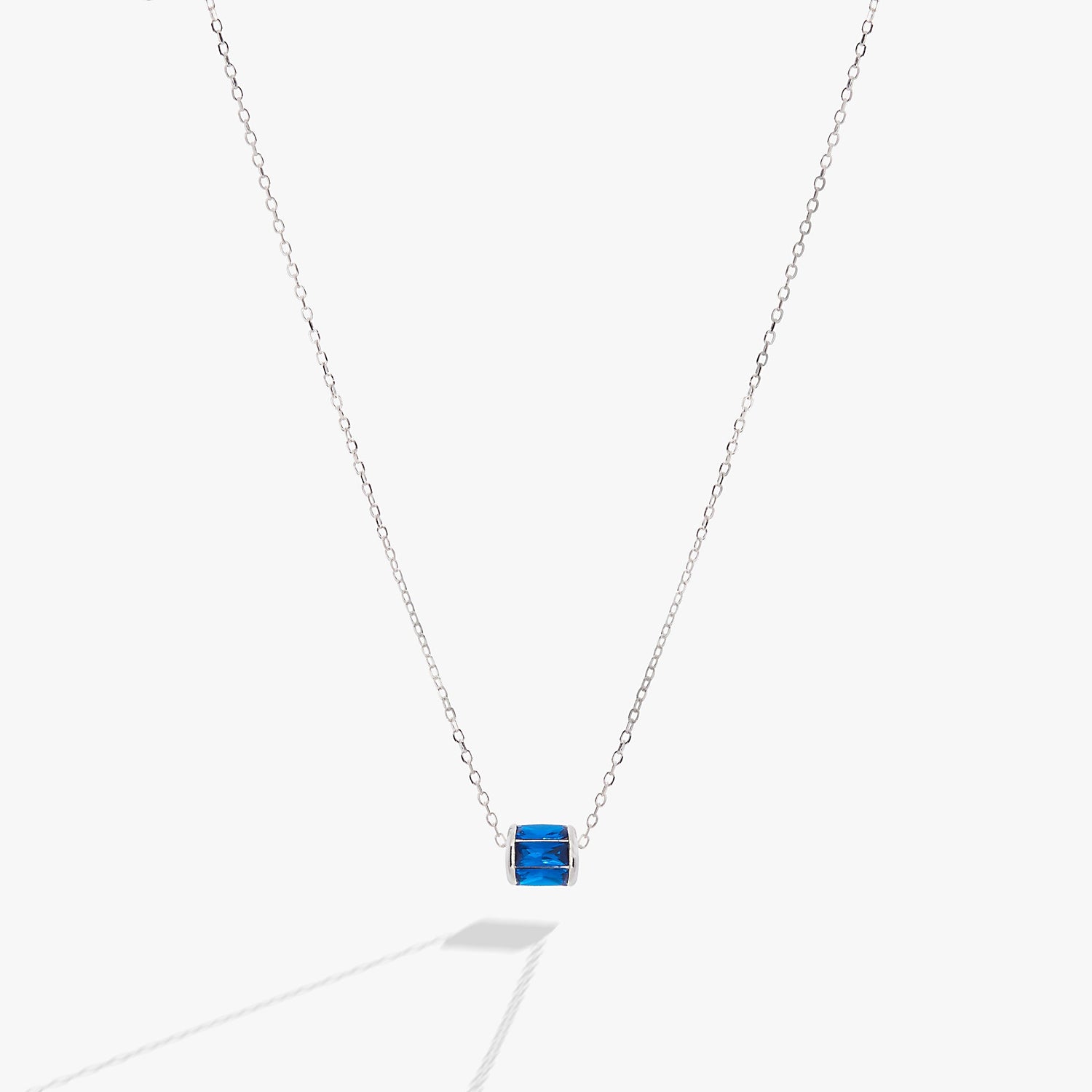 September Birthstone Precious Pendant Necklace
