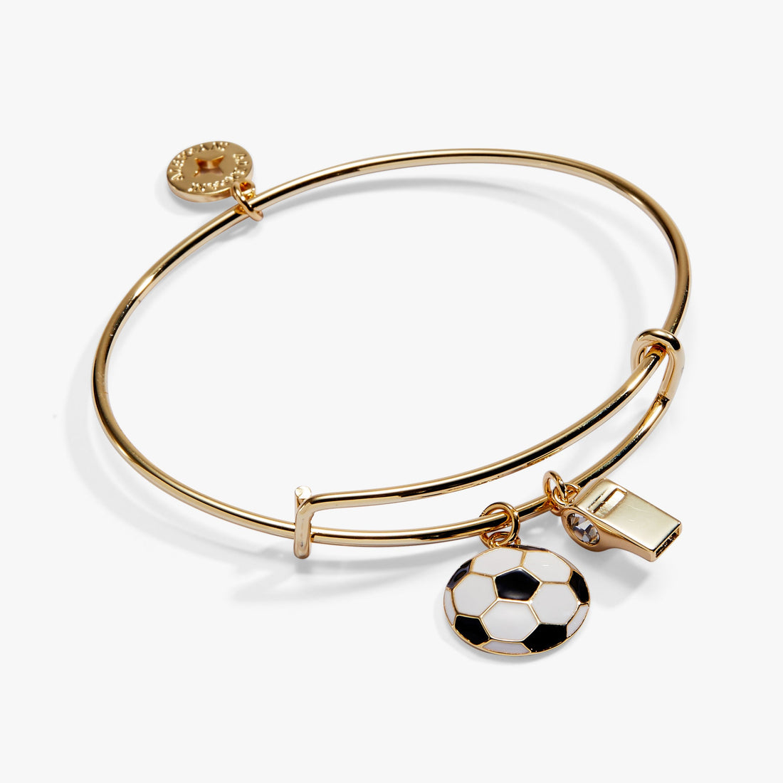 Soccer &amp; Whistle Charm Bangle