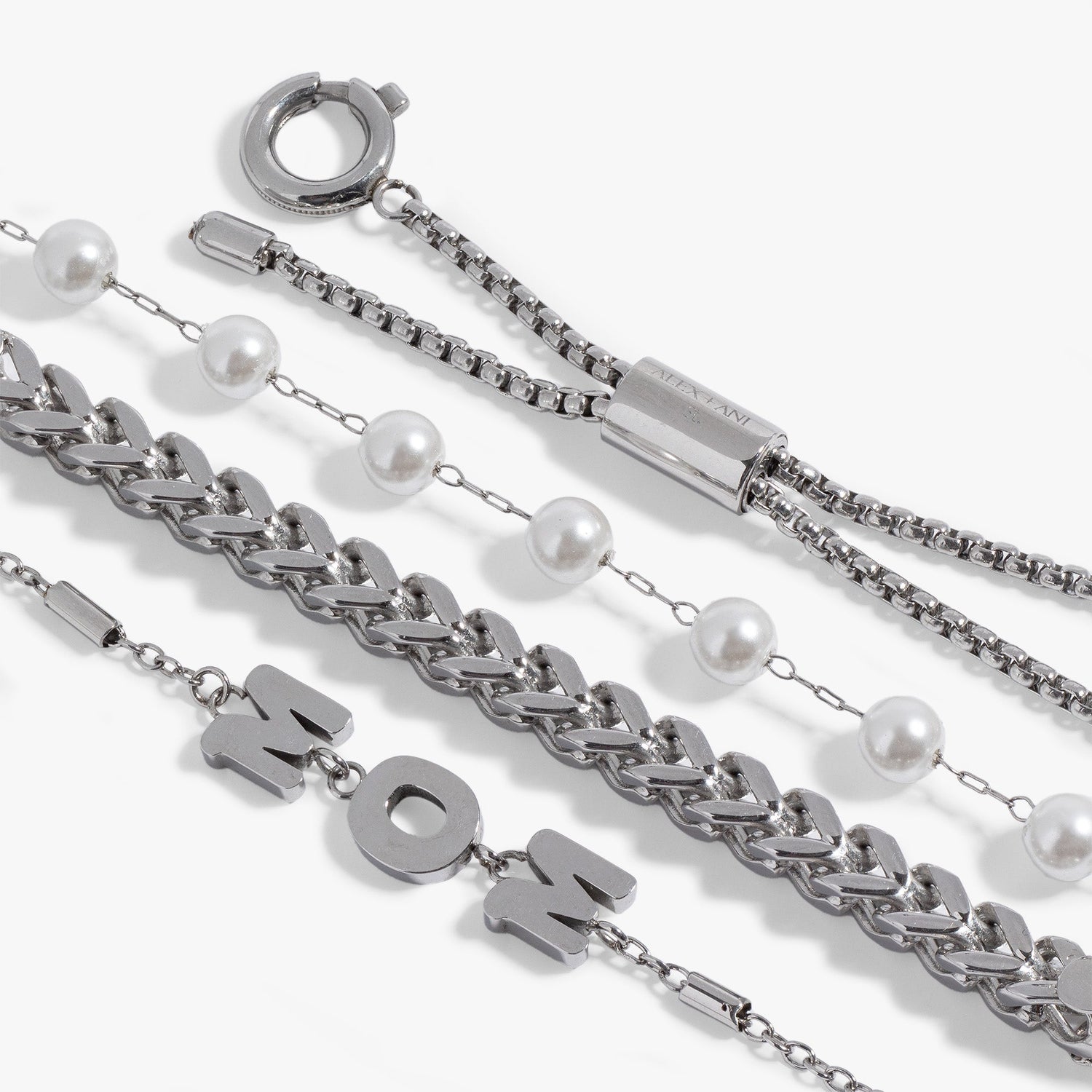 Mom Pearl Stranded™ Bracelet Set