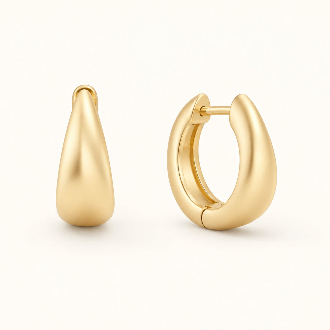 Gold Filled Teardrop Hoops