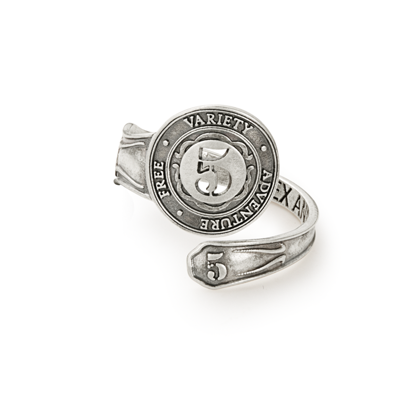Number 5 Spoon Ring | Free, Variety, and Adventure
