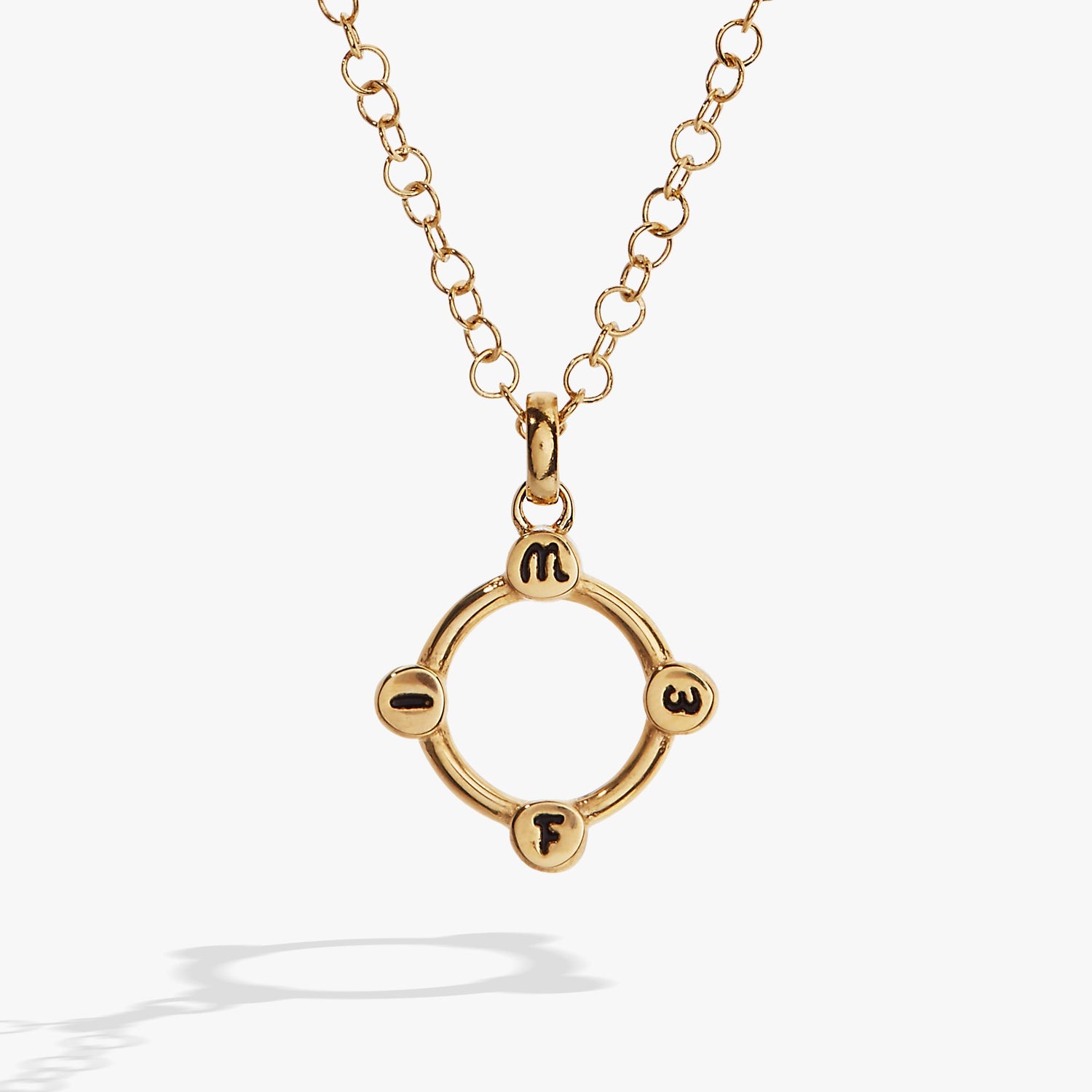 Wife Hidden Message Acrostic Necklace